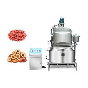 Industry Snacks Frying Machine Large Deep Fryer Mango Chips Crispy Vacuum Fryer Tornado Potato Gas Fryer