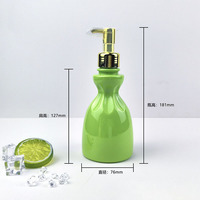 Flacon de voyage rechargeable en PET pour huile capillaire, lotion corporelle, savon liquide pour hôtel, avec design taille jupe féerique