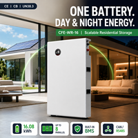 Système de stockage d'énergie résidentiel divisé 16 kWh LiFePO4 51,2 V 314 Ah avec communication CAN pour //Solis SMA