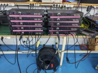 SMPTE 3G SDI+XLR Ses+1GB Ethernet Entegre Fiber Optik Alıcı-Verici Sistemi
