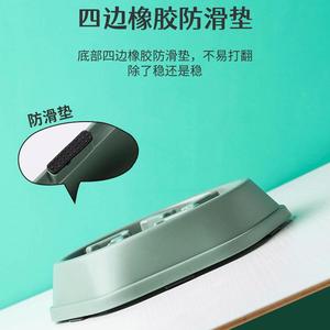 Bol pour chien à alimentation lente, bol en plastique pour animaux de compagnie, pour chiens et chats de petite, moyenne et grande taille, bol anti-étouffement avec design surélevé pour une alimentation lente - Product Image 2
