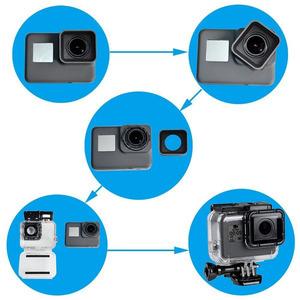 Hot Bán Chống Bụi Không Thấm Nước Bảo Vệ Trường Hợp Với Ống Kính Có Thể Tháo Rời Cho Đi Pro Anh Hùng 5 - Product Image 6