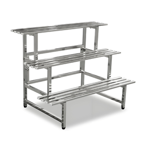 طاولة طاولة عمل بارتفاع قابل للتعديل من الفولاذ المقاوم للصدأ بإطار معدني قوي ورف لورشة العمل والجراج من المصنع للاستخدام بنفسك - Product Image 3