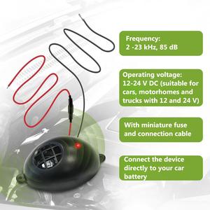 Repelente Ultrasónico de Roedores para Coche, Dispositivo Eléctrico Inteligente para Debajo del Capó, Ahuyentador de Ratones y Ratas para el Compartimento del Motor - Product Image 4