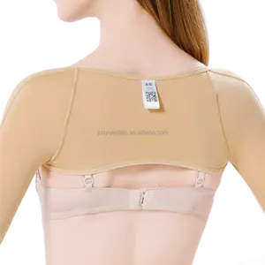 Hoge Compressie Faja Vrouwen Terug Controle Corset Dubbele Bovenste Ledematen Mouwen Arm Liposuctie Shapewear