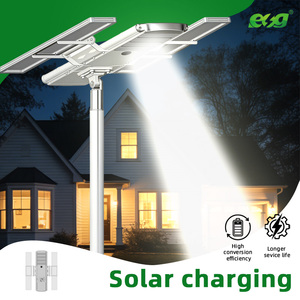 ESG Factory Price for Main Road and LED Solar Street <b>Lights</b> 60W 80W 100W With Lithium <b>Battery</b> Panels IP66 OEM/ODM - Product Image 1