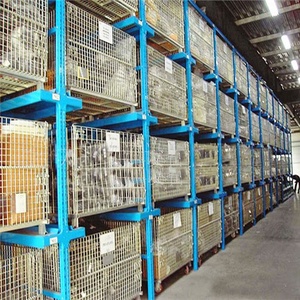 Phổ biến lưu trữ di động hộp kim loại có thể gập lại mạ kẽm dây lưới container hàn kỹ thuật tùy chỉnh dịch vụ cắt có sẵn - Product Image 5