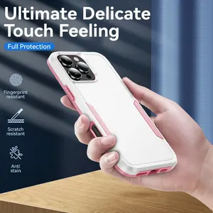 Loutre de haute qualité avec étui de boîte de paquet pour IPhone 17 16 15 14 13 12 11 <span class=keywords><strong>Pro</strong></span> Man Plus hybride double couche armure protéger la couverture - Product Image 4