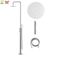 WaterMark WELS robinet de douche extérieur pour piscine en acier inoxydable 316L doré