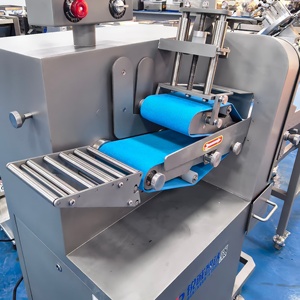 Nuova Affettatrice Commerciale per Salmone, Macchina Automatica con Lama in Acciaio Inox, Alta Velocità 1.25KW, Affettatrice per Carne Fresca 1-30mm - Product Image 5