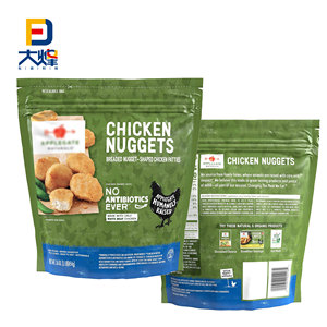 Bolsa de plástico personalizada para envasado de alimentos congelados, masa para galletas, <span class=keywords><strong>kebab</strong></span>, bocadillos, croquetas de pollo, bolsa impresa para alimentos - Product Image 3