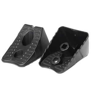 Cales <span class=keywords><strong>de</strong></span> <span class=keywords><strong>roue</strong></span> en plastique Workercare empilables, butée <span class=keywords><strong>de</strong></span> <span class=keywords><strong>roue</strong></span> robuste, <span class=keywords><strong>cale</strong></span> <span class=keywords><strong>de</strong></span> <span class=keywords><strong>roue</strong></span> pour voiture, caravane, camping-car - Product Image 3