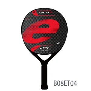 스포츠 테니스 라켓에 대한 B08ET04 프로페셔널 다이아몬드 프리미엄 탄소 섬유 패드 라켓 18K Bullpadel 사용자 정의 로고