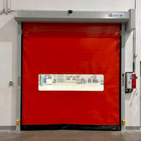 Pintu Ruang Bersih PVC Modular Kecepatan Tinggi Langsung dari Pabrik dengan Remote Control untuk Pabrik Makanan dan Lorong Gudang