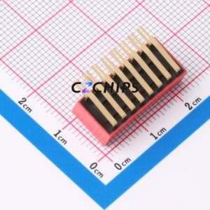 DT-08HT DIP Switch Through hole Component (THT),P=2.54mm Switch Flat Toggle, Raised Type Single Pole Single Throw 8 2.54mm - Product Image 2