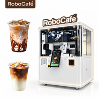 Machine à café automatique entièrement automatisée, robot café en libre-service, personnalisable OEM ODM