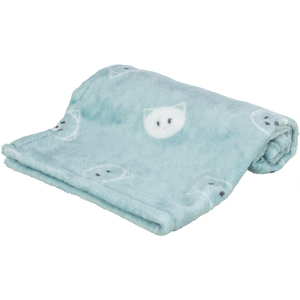 Manta Mimi para Mascotas, 70 x 50 cm, Color Verde Salvia, Felpa Suave con Estampado de Gato, Manta Acogedora para Mascotas - Product Image 2