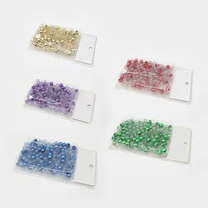 Wholesale Customizable Logo 12mm Transparent Glitter Gold DIY Hair Beads For Kids Braids Color Rings