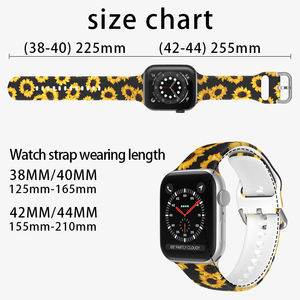 <span class=keywords><strong>Bracelet</strong></span> imprimé 44mm 40mm 41mm 45mm 38mm 42mm <span class=keywords><strong>Bracelet</strong></span> en silicone pour <span class=keywords><strong>Apple</strong></span> <span class=keywords><strong>Watch</strong></span> IWatch Series 11 10 9 8 - Product Image 2