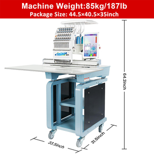 <span class=keywords><strong>Macchina</strong></span> da Ricamo Industriale Computerizzata INITI a Testa Singola con 12/15 Aghi per Ricamo su Cappelli, Magliette e Superfici Piane - Product Image 2
