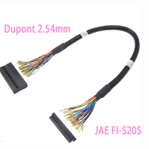 JAE FI-S20S 20핀-듀퐁 2.54mm 피치 24핀 LVDS 케이블(산업용 터치 모니터 비전 검사 장비용) - Product Image 1