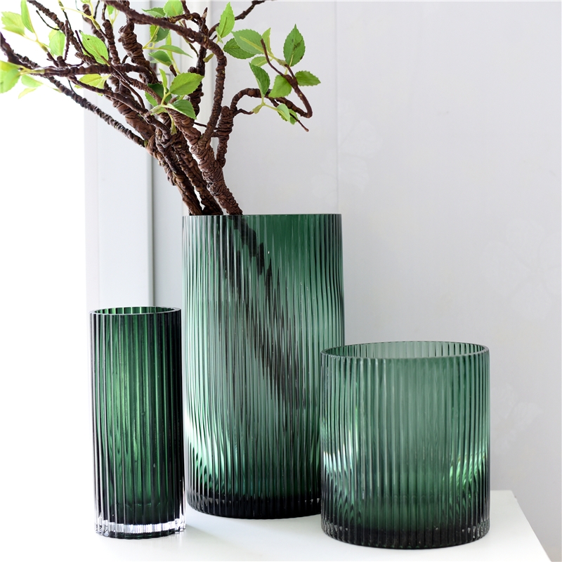 Factory Produced Wholesale Home Decor Glass Flower Vase