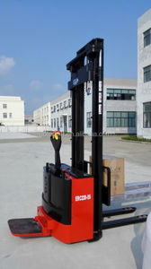 GP Manufacturer Full Electric <strong>Pallet</strong> <strong>Stacker</strong> 2T Capacity 1.6m 2m 3m <strong>4m</strong> 5m Lift Height DC Power with Pedal and Handrails - Product Image 5