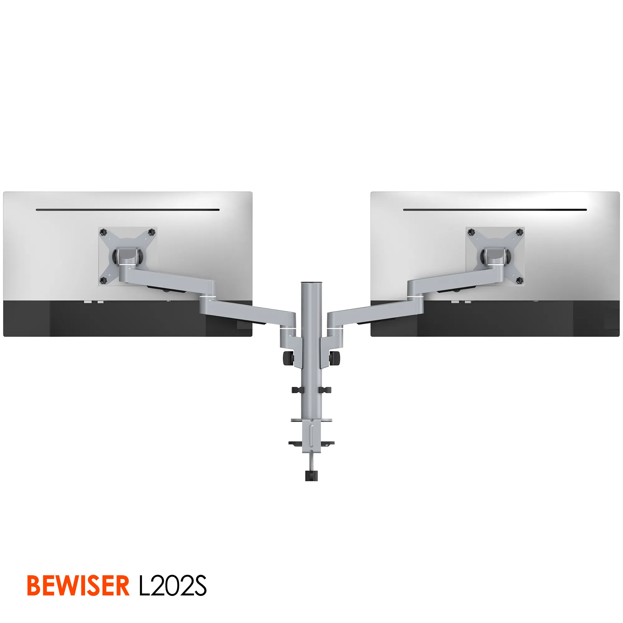 Dual Desk Clamp Monitor Arms  BEWISER L202S