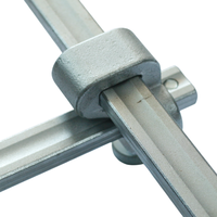 Pince de serrage à cliquet robuste en acier inoxydable pour table de soudage, base à surface plane, réglable en pouces 140 mm, pour l'assemblage de colliers de serrage de tuyaux