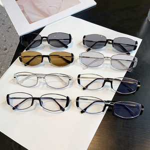 Modern Retro <b>Small</b> <b>Frame</b> Metal <b>Sunglasses</b> UV400 Type 3 Lenses Unisex - Product Image 2