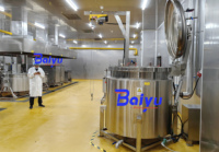 Baiyu automatique en acier inoxydable bouilloire soupe fruits confiture cuiseur vapeur veste Pot 100 200 500 litres industriel pression Pot