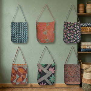 Venta al por mayor 2017 nuevos bolsos cruzados hechos a mano de algodón Kantha - Product Image 4