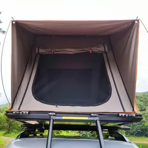 Sunday Campers Side Open Top Tent Aluminum Hot Sale Car Camping Hard Shell Rooftop Tent 4 Person