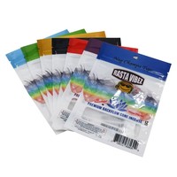Sac en plastique refermable sur mesure, résistant à l'humidité, pour l'emballage alimentaire, avec taille et couleur personnalisables