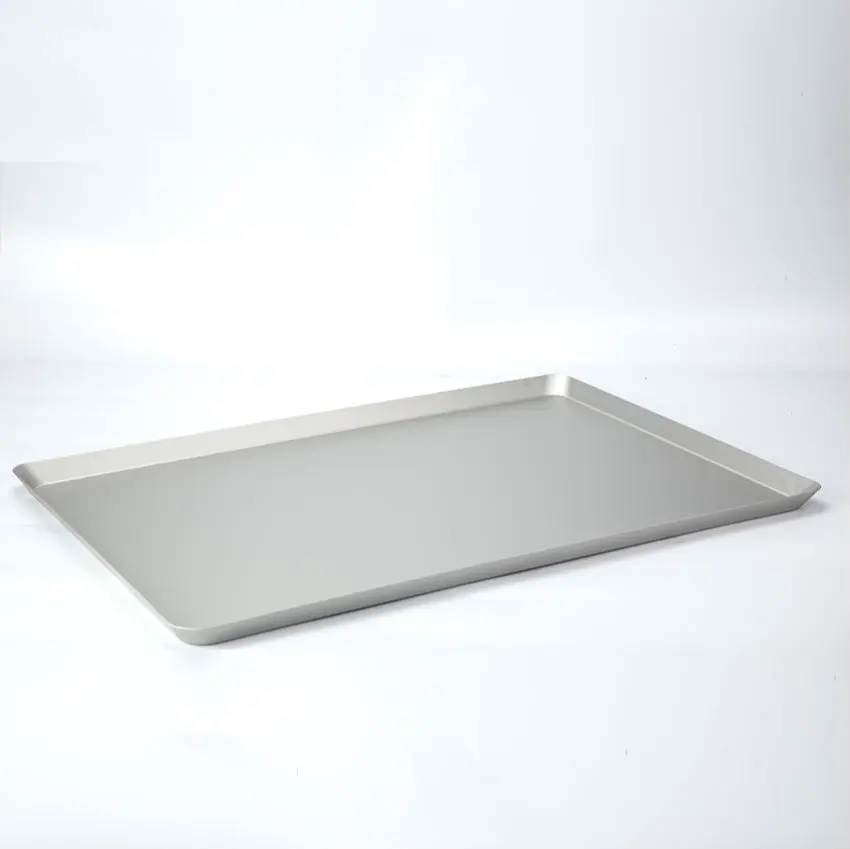 Bandeja de aluminio para hornear 60X40 cm, bandeja para hornear, hojas para galletas para horno, antiadherente