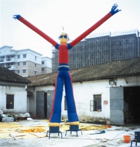 Clown danzante gonfiabile all'aperto con soffiatore gonfiabile Sky Dancing burattino Logo personalizzato formato colore - Product Image 2