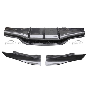 Alerón Trasero de Fibra de Carbono Estilo P, Divisores Laterales para Mercedes Benz Clase C W205 C63, Difusor - Product Image 2