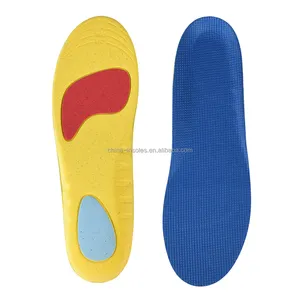 Free Sample Athletic Shoe Cushioning Inserts PU Foam Sport Shock Absorbing Comfortable Insoles For Men And Women