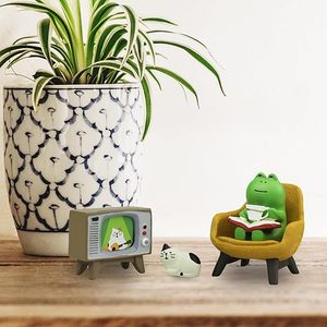 Figura de Gato de Resina de Dibujos Animados, Decoración Religiosa para el Hogar, Mini Artesanía Hecha a Mano, Adorno de Escritura Estilo Ins, Regalos - Product Image 4