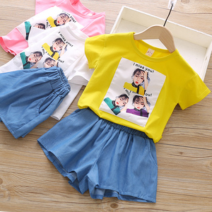 Camisetas Blancas Lisas al por Mayor y Conjuntos de Ropa para Niños con Pantalones, Compras en Línea para Niños en India - Product Image 3