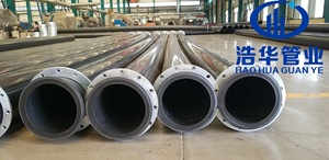 Haohua UHMWPE DN300 Hochdruck ISO9001 Fluss-Sand/Schlamm-Schneidrohr für Schwimmende Baggerarbeiten - Product Image 3