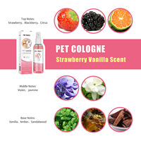 Desodorante corporal personalizado USMILEPET ODM 100ml para mascotas eliminación de olores de perros y gatos