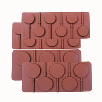 Moule à sucettes en silicone simple, résistant à la chaleur, écologique, réglable et personnalisable, pour bonbons et chocolats pour enfants, directement de l'usine