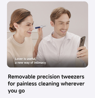 Nettoyeur d'oreilles intelligent avec caméra endoscopique HD, kit de retrait de cérumen WiFi, étanche IP67, avec gyroscope stabilisé, pour la santé familiale