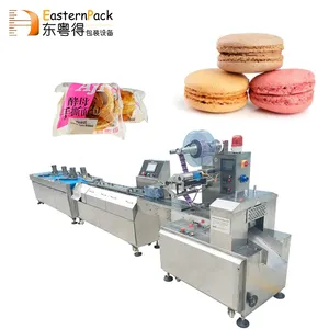 Fully Automatic Chocolate Bar/biscuit/cake Flowing Packing Machine Food Wrapping Machine Line