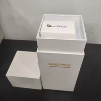 2025 à la mode nouvelle perle bougie papier Tube emballage avec étiquette personnelle en gros 500g boîte perle bougie avec mèche perle cire