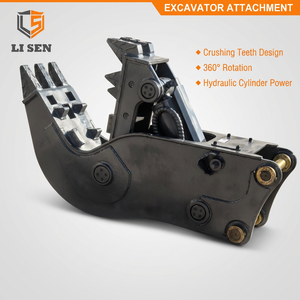 Pulverizador Hidráulico de Hormigón LISEN 320 para Excavadora <span class=keywords><strong>Komatsu</strong></span> PC200, Accesorios de Demolición, 1 Año de Garantía, Trituración de 180 Toneladas - Product Image 2
