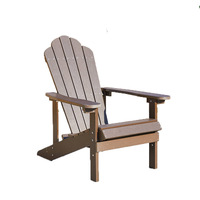 Prix d'usine Chaise grenouille en bois en plastique Chaise de détente en bois de loisirs de jardin Mobilier d'extérieur