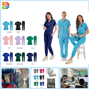 2026 D&Z OEM Personalizado al por mayor Gorros quirúrgicos para enfermeras Conjuntos de uniformes médicos de enfermería Uniformes de hospital - Product Image 5