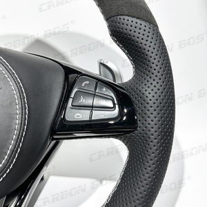 Volante de Cuero y Fibra para <span class=keywords><strong>Mercedes</strong></span> Benz W204 W205 W167 W213 W222 W207 W212, Venta Directa de Fábrica - Product Image 2